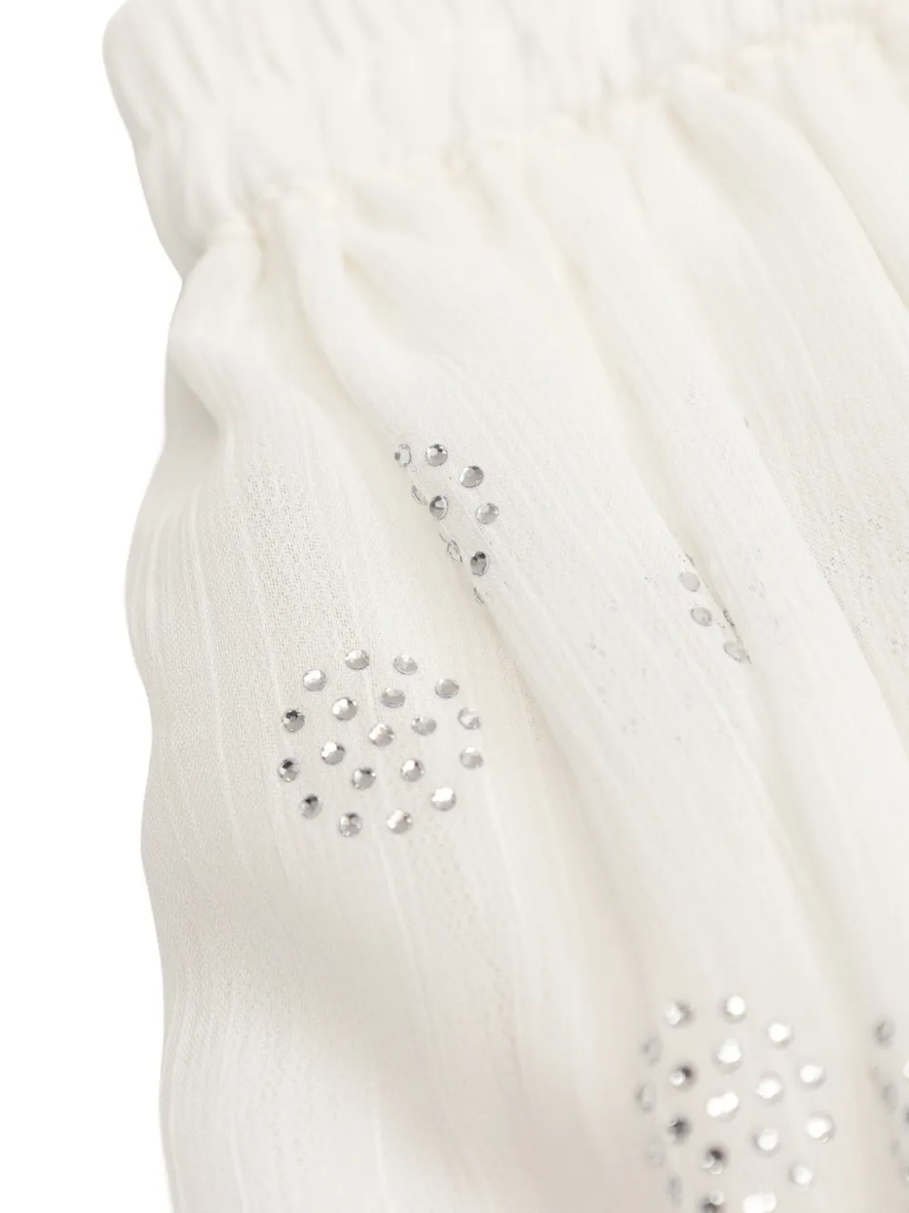 Stella McCartney Kids Rok verfraaid met pailletten Wit