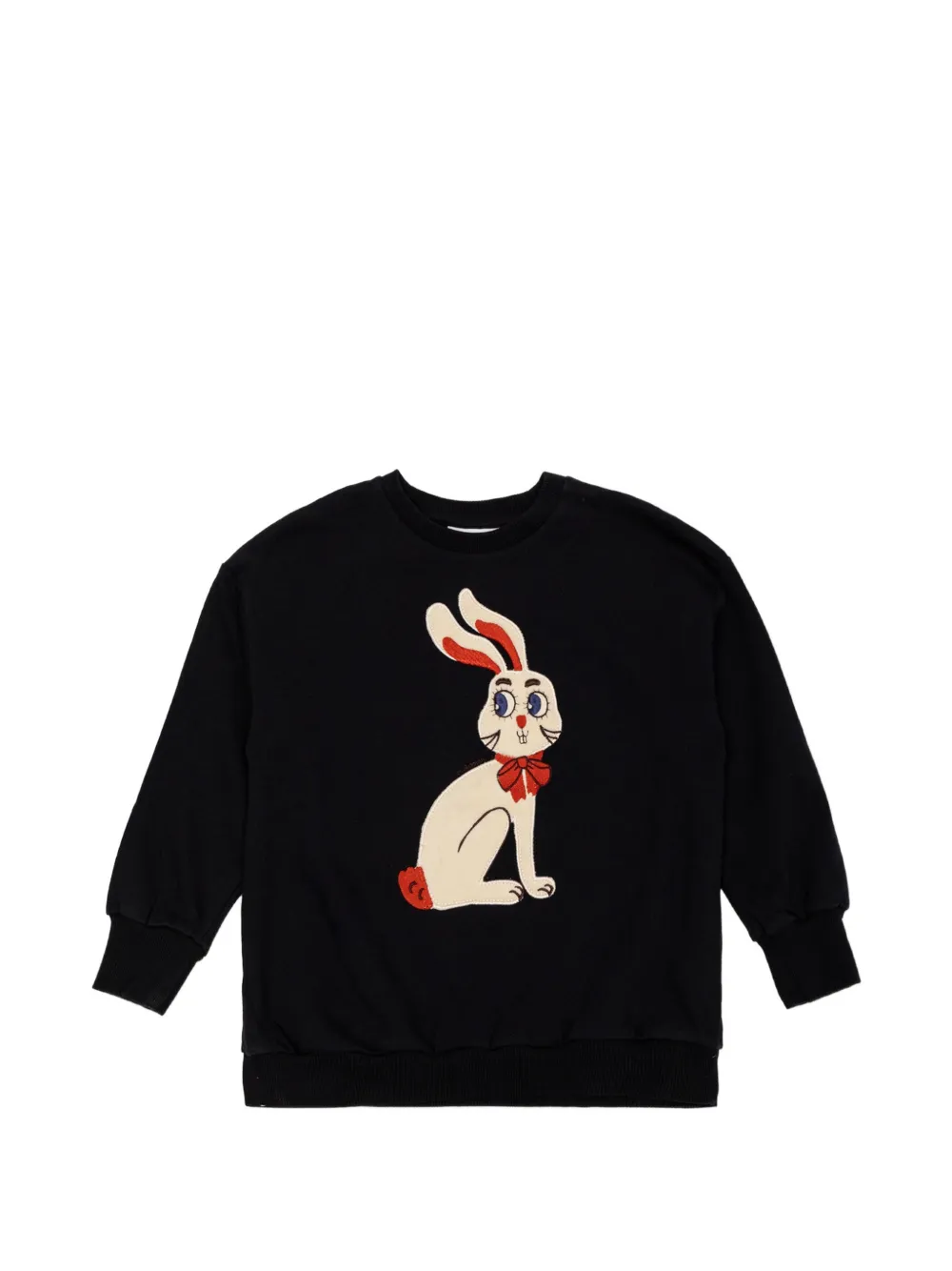 Mini Rodini bunny-patch sweatshirt - Schwarz