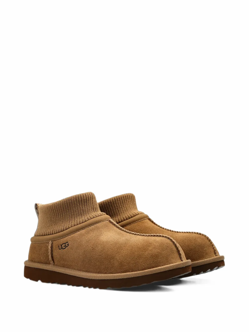 UGG Kids Classic Ultra Stretch cuff boots - Marrone