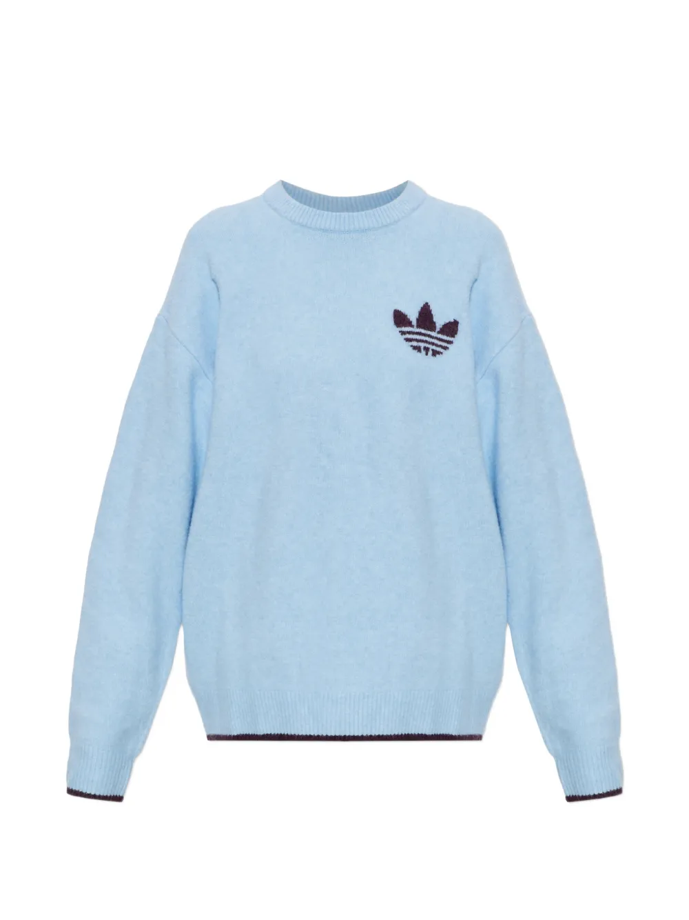 adidas ESS Knit Tipping Crew sweatshirt - Blau