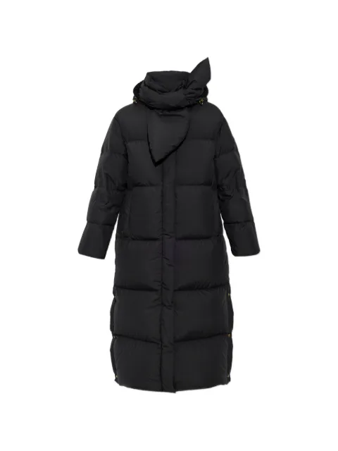 Moncler Ornement hooded long down jacket