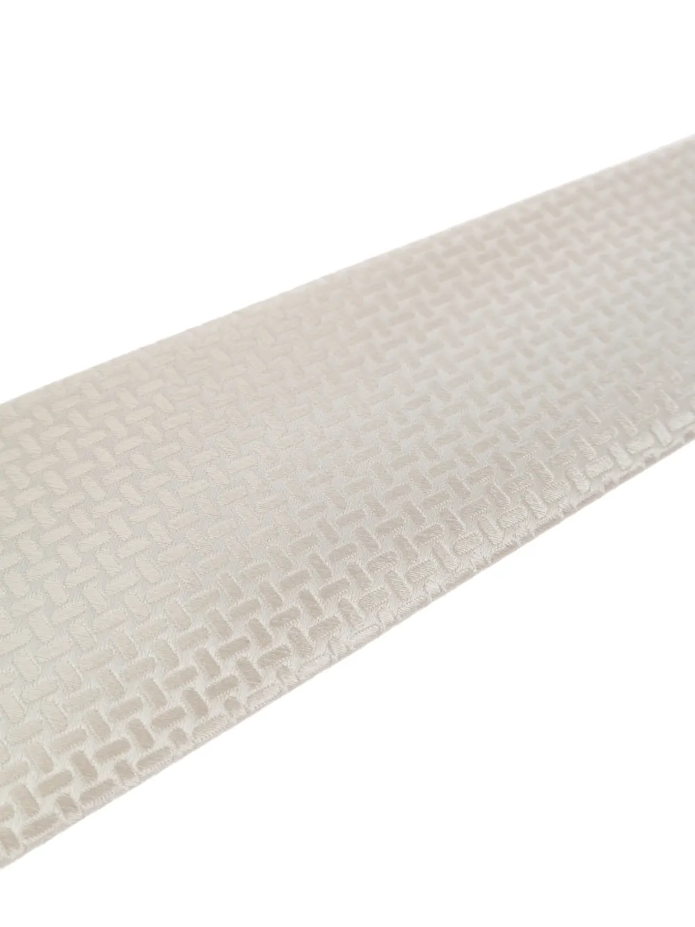 TOM FORD irregular weave tie Beige