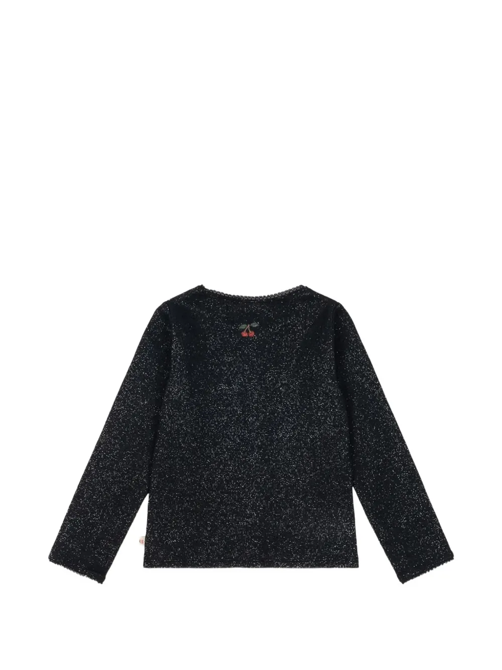 Konges Sløjd Roli vest met glitters-effect Zwart