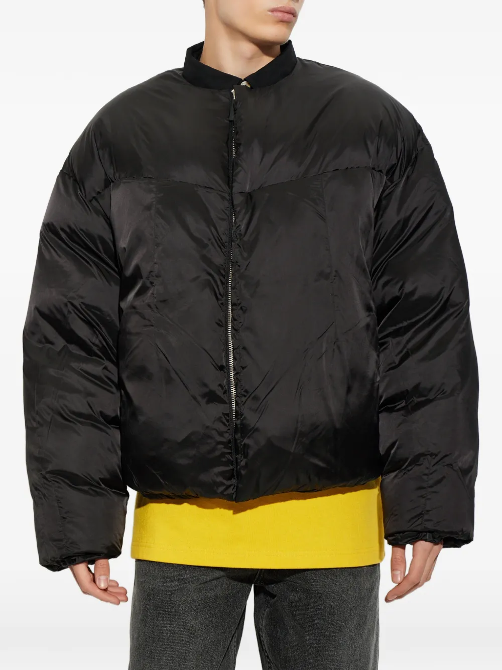 ENTIRE STUDIOS POD padded down jacket Zwart