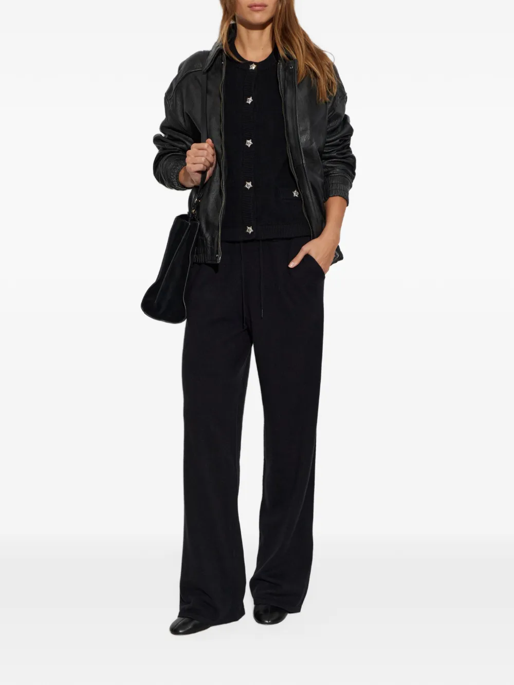 Zadig&Voltaire Loriand leather jacket Zwart