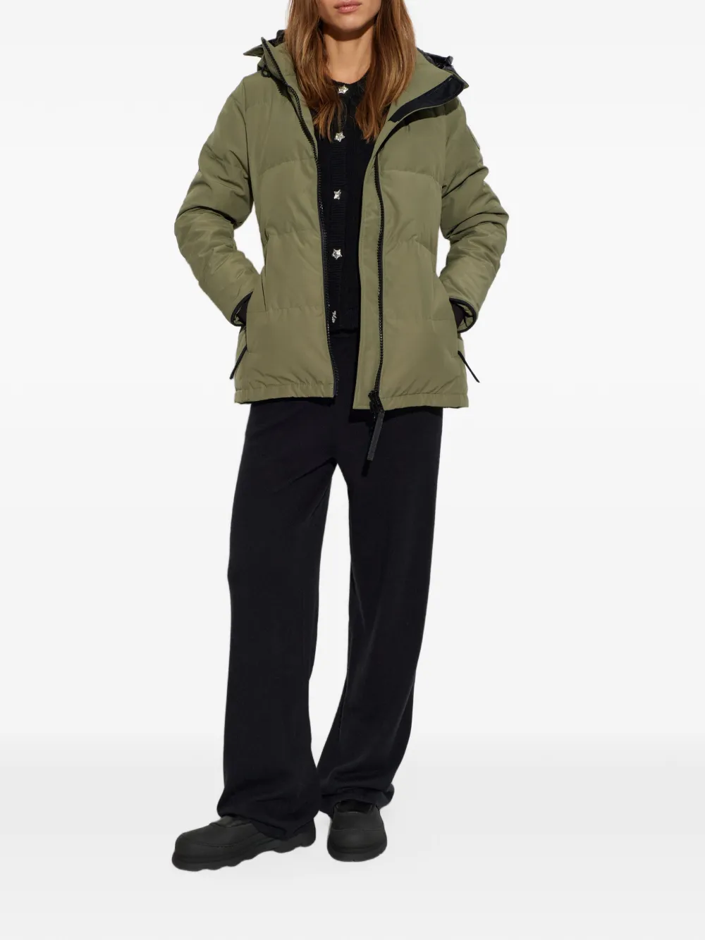 Canada Goose Chelsea hooded jacket Groen