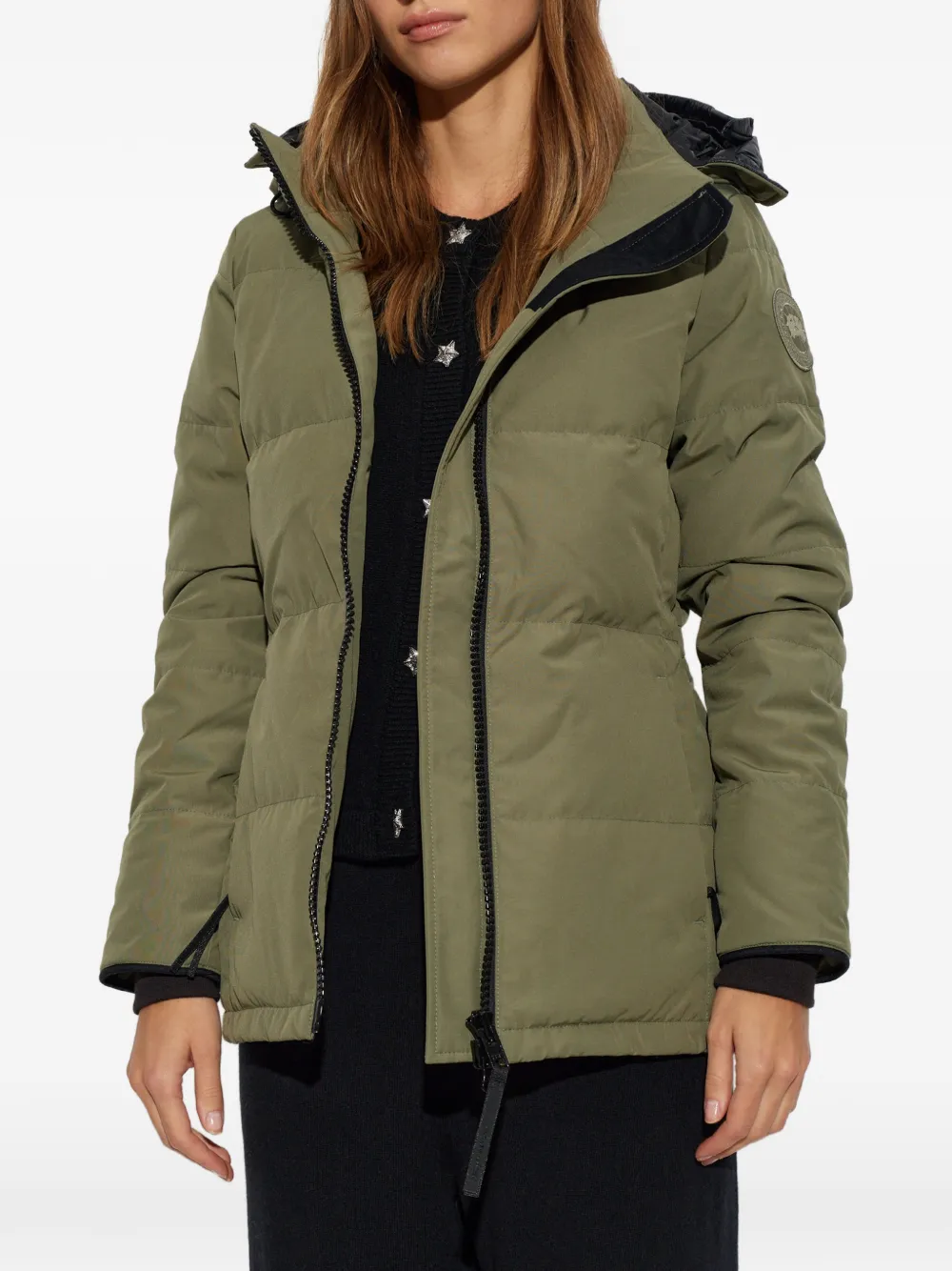 Canada Goose Chelsea hooded jacket Groen