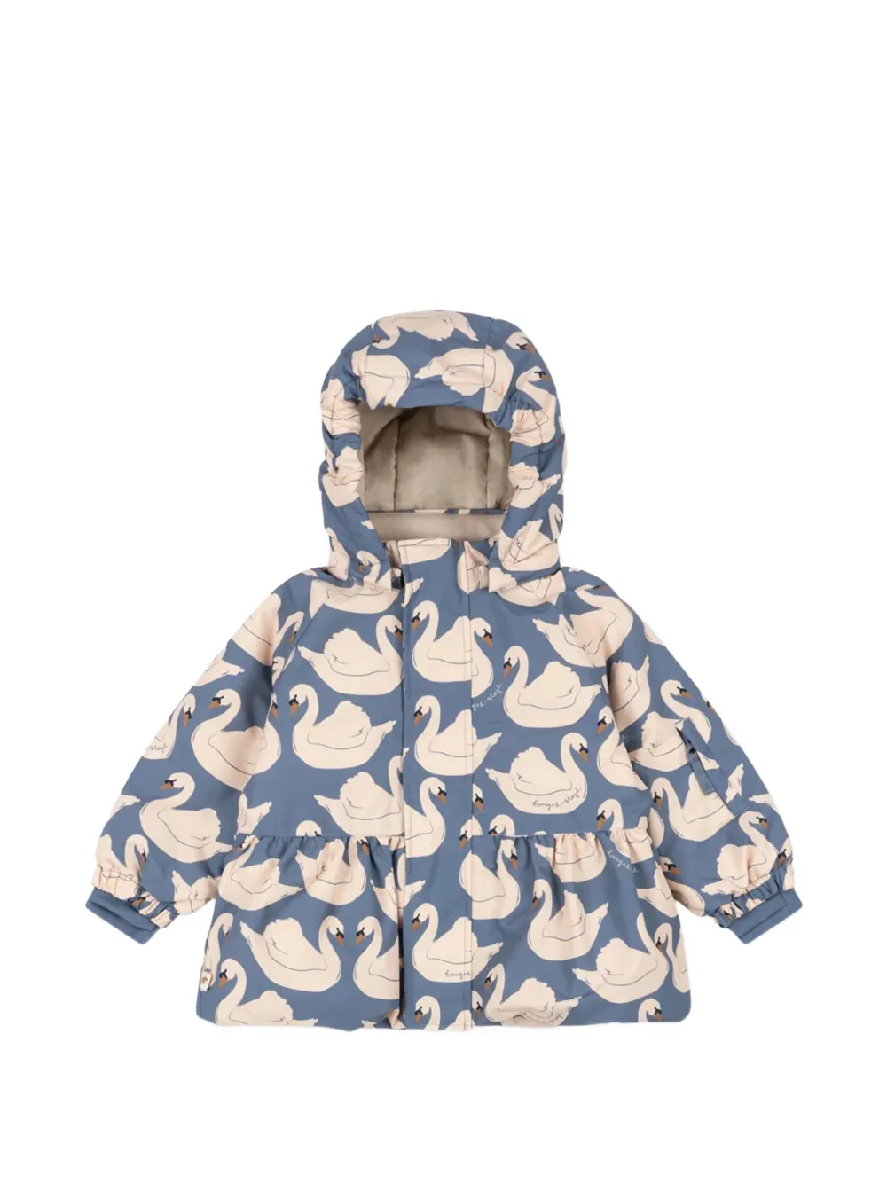 Konges Sløjd Mismou swan-print jacket - Blu