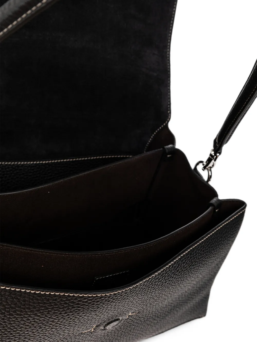Tod's small T Timeless leather shoulder bag Zwart