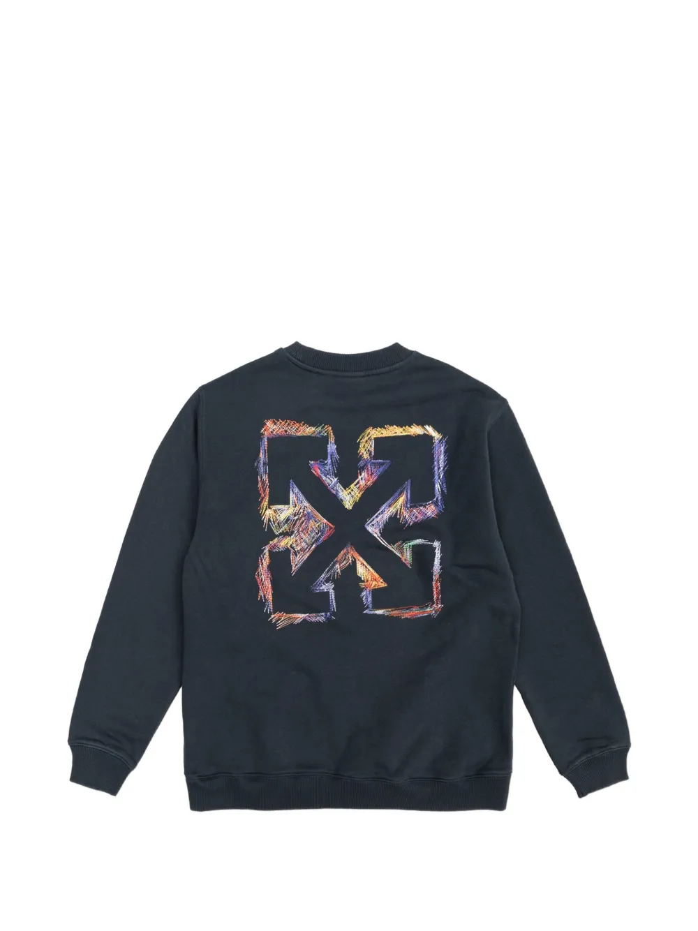 Off-White Kids Arrows-print sweatshirt Blauw