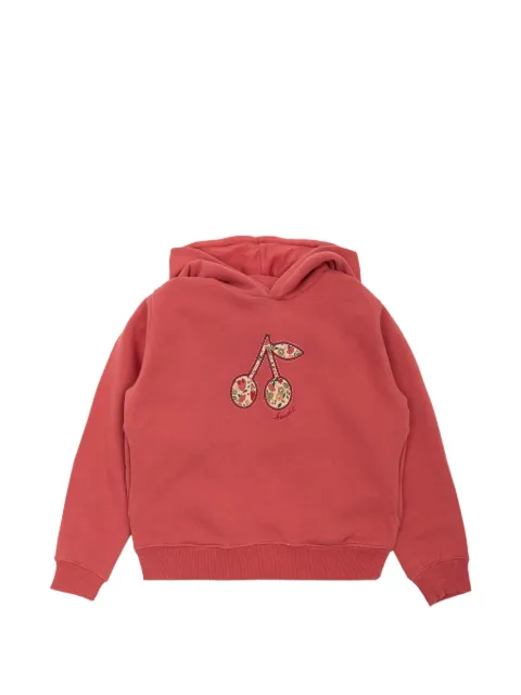 Bonpoint Tita floral-appliqué hoodie