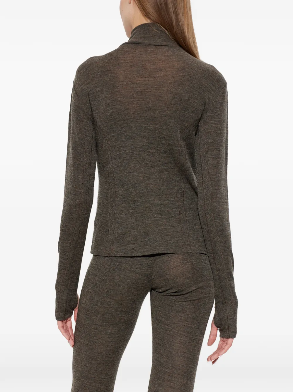RETHINKIT STUDIOS half-zip turtleneck top Bruin