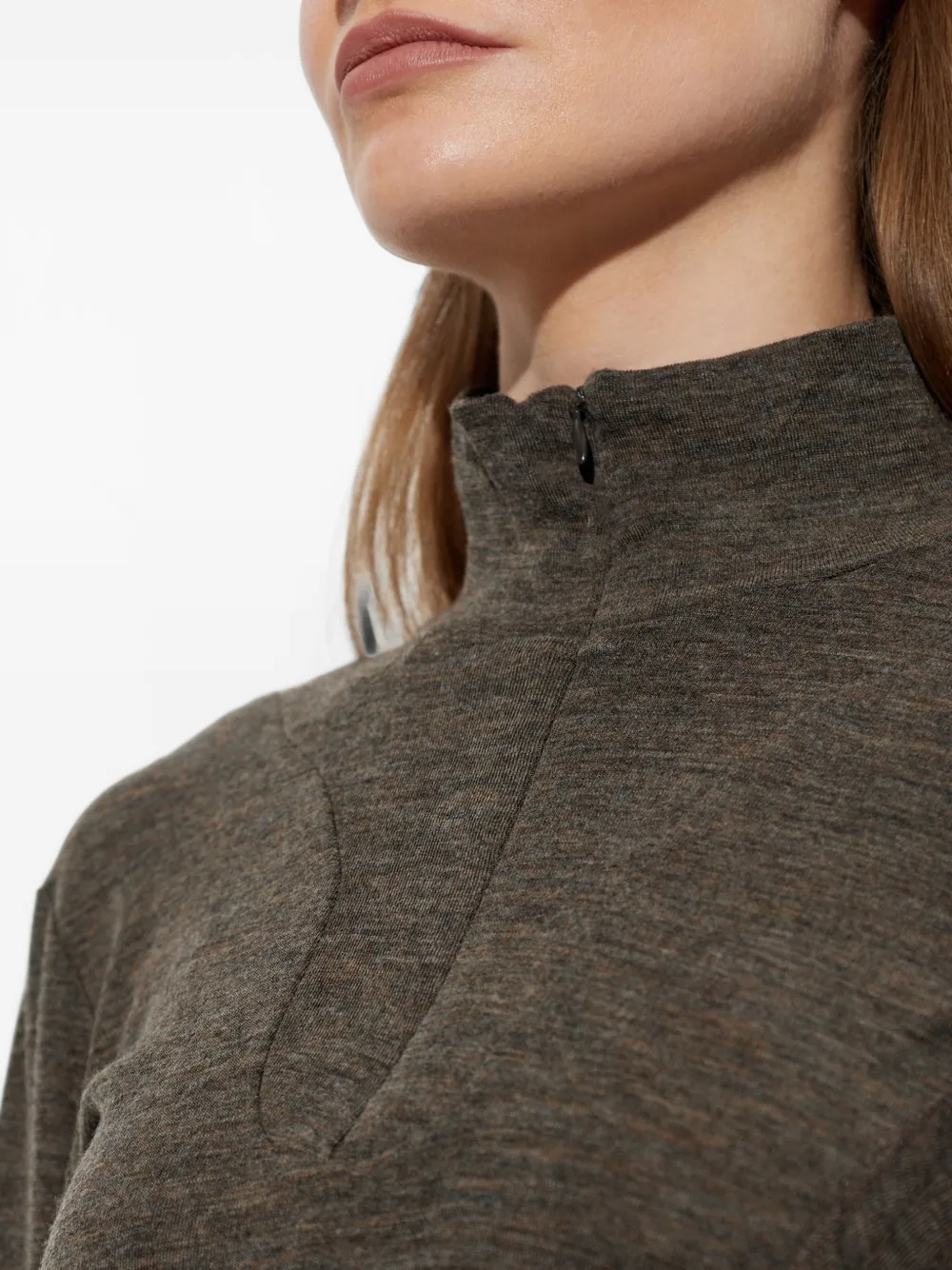 RETHINKIT STUDIOS half-zip turtleneck top Bruin