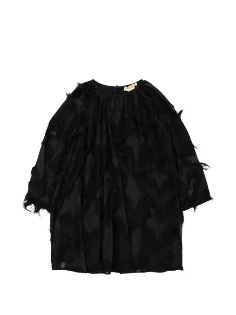 Stella McCartney Kids star-motif fringed dress