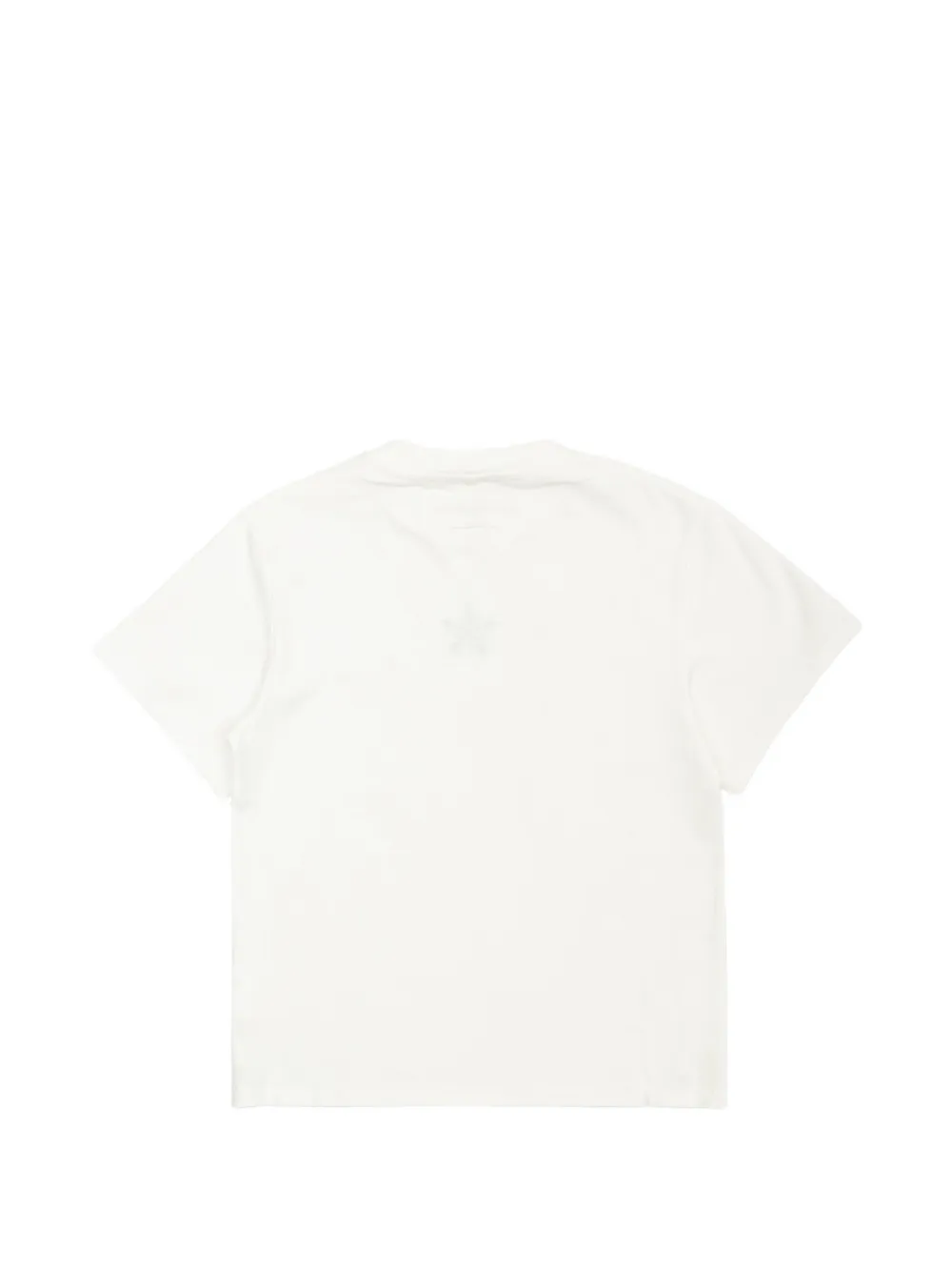 Stella McCartney Kids T-shirt verfraaid met kristallen en sterpatroon Wit