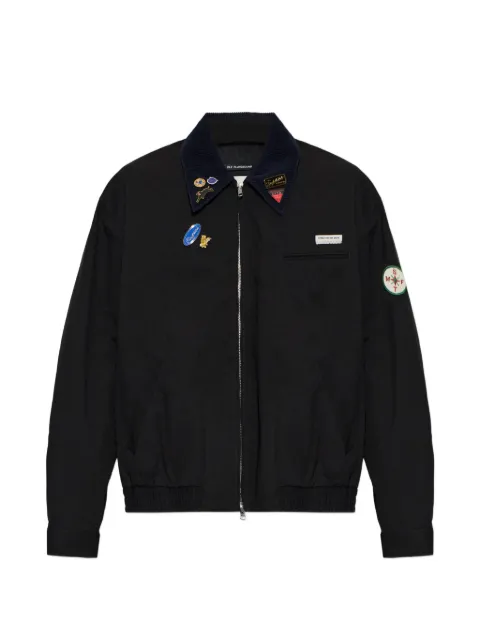 Song For The Mute pin-embellished corduroy-collar jacket