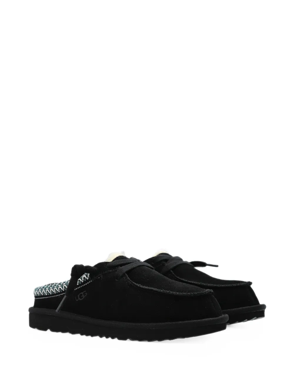 UGG Kids Tasman suede slippers - Noir UGG Kids Tasman suede slippers - Noir