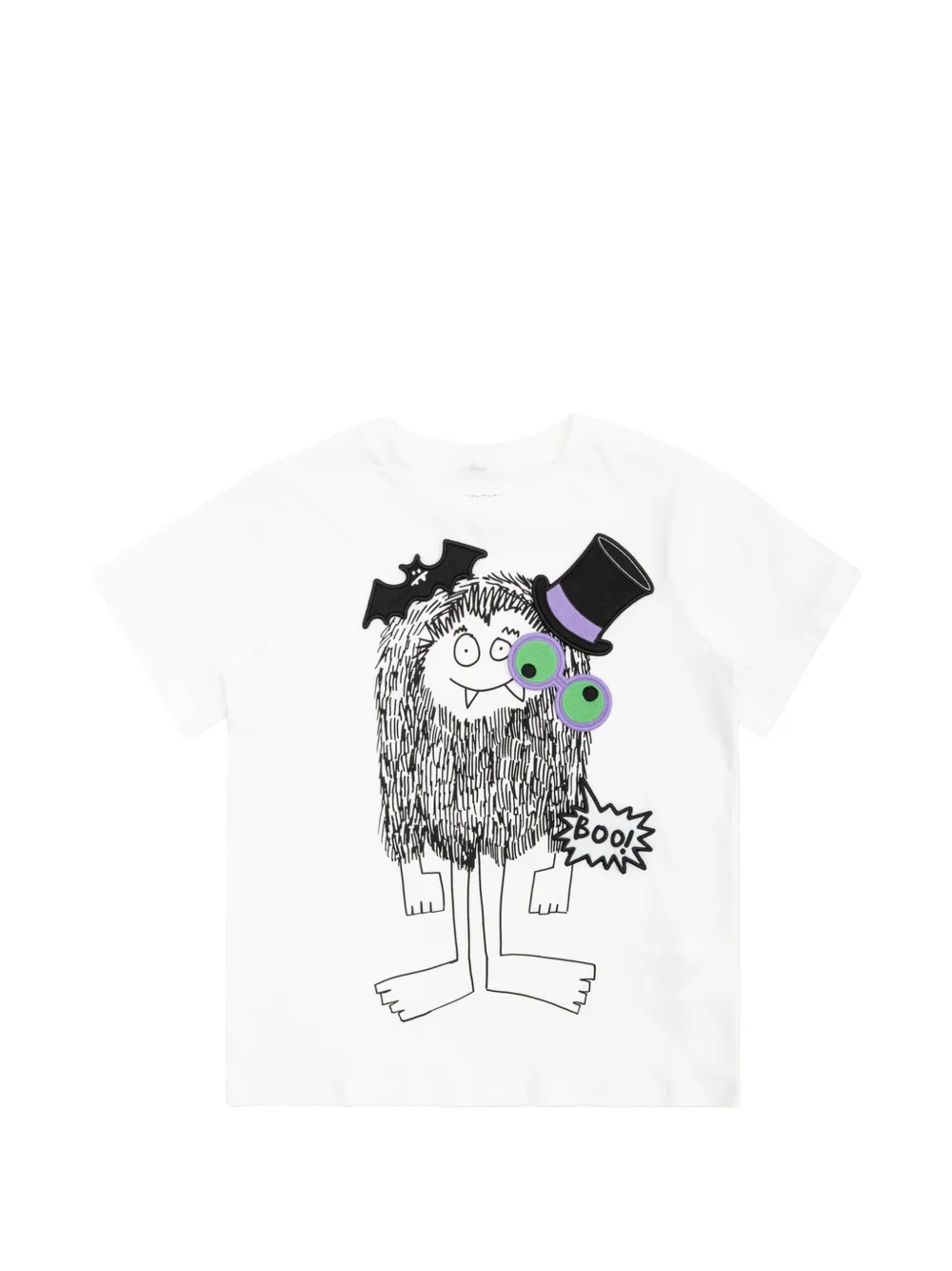 Stella McCartney Kids monster-print T-shirt - Weiß