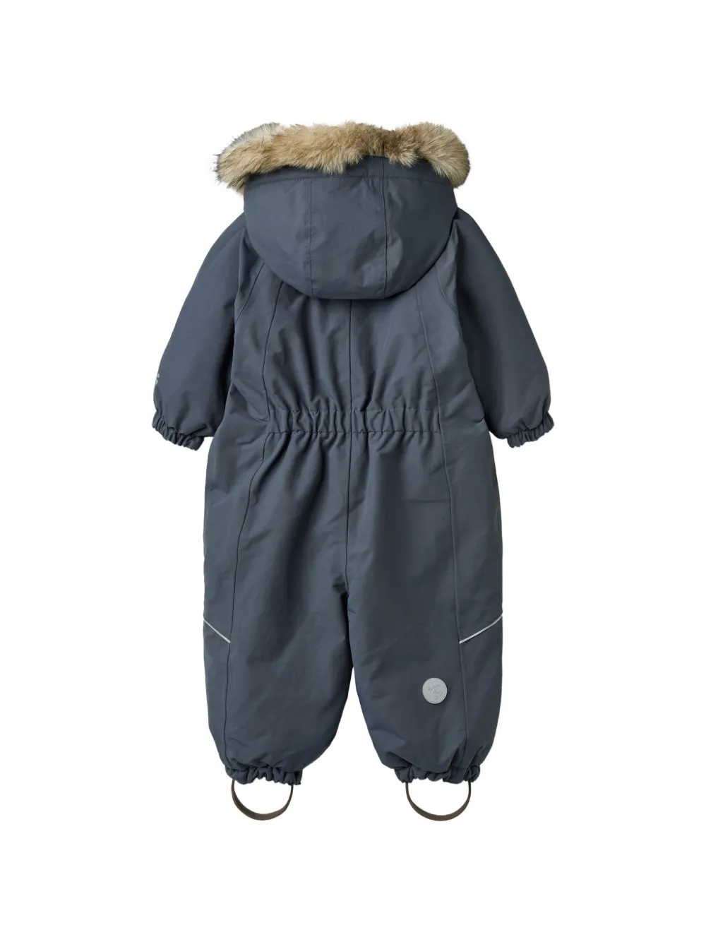 WHEAT Nickie skipak met afwerking van imitatiebont Blauw