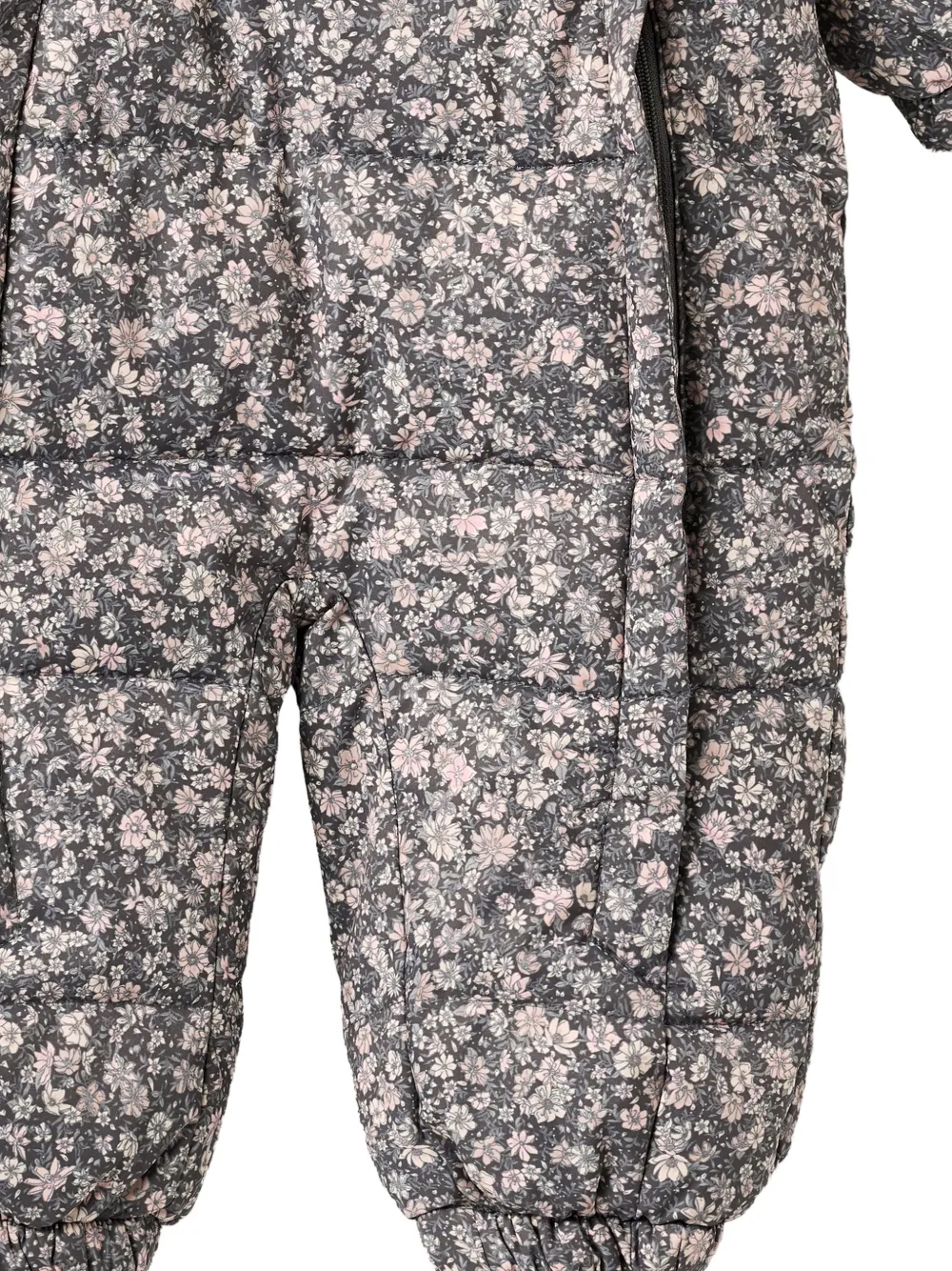 WHEAT floral-print puffer snowsuit Grijs
