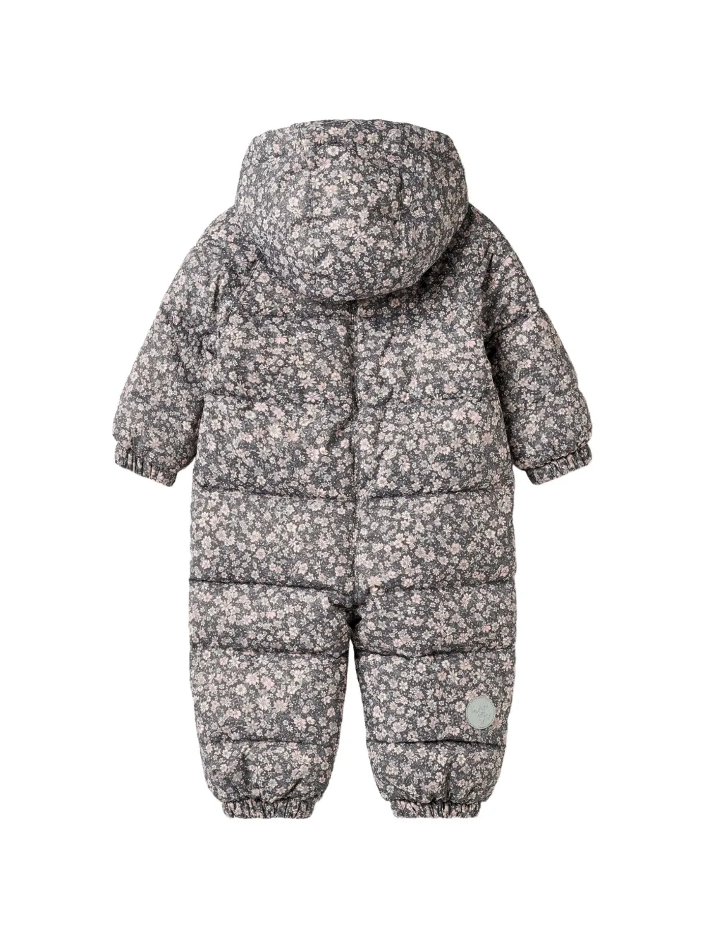 WHEAT floral-print puffer snowsuit Grijs