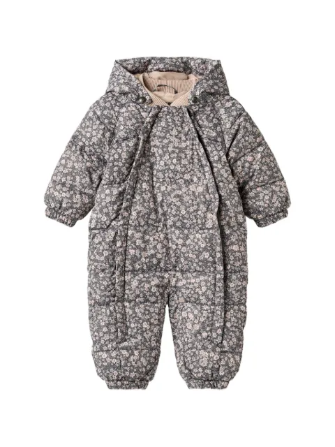 WHEAT Edem floral-print puffer snowsuit