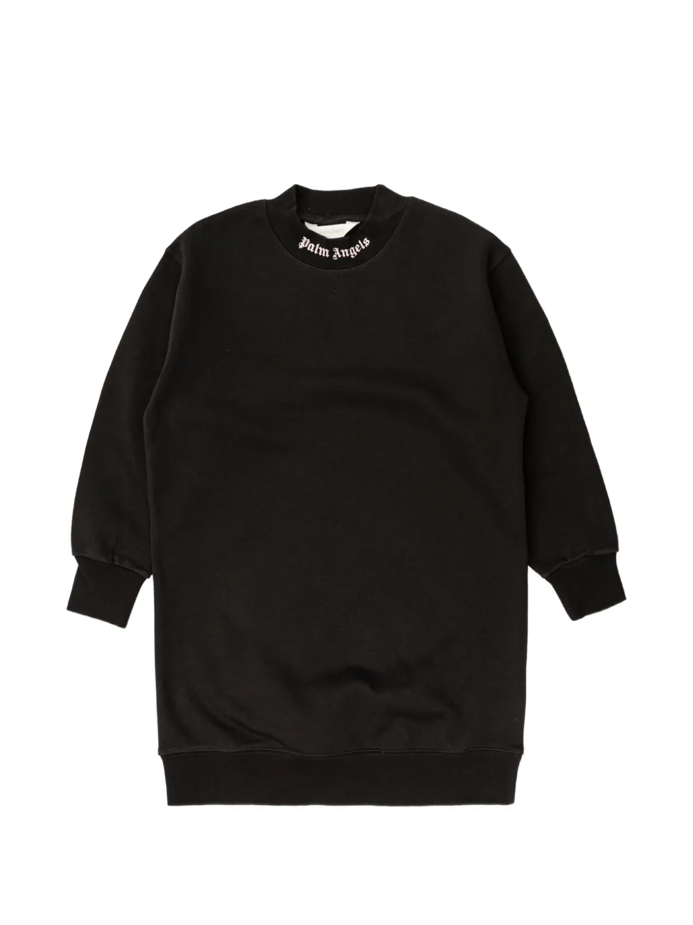 Palm Angels Kids logo-print sweatshirt dress - Schwarz