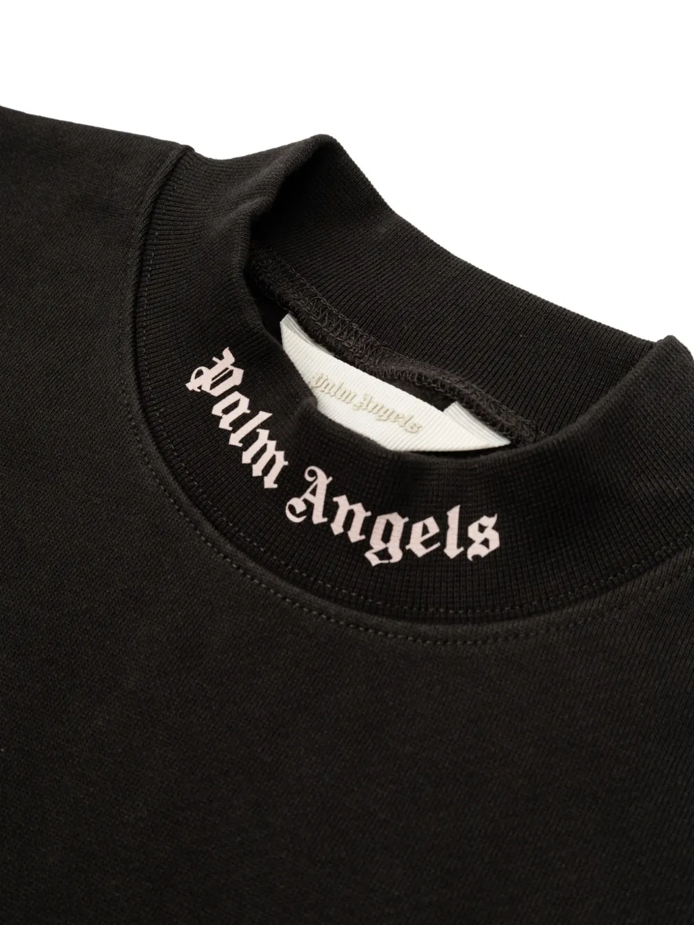 Palm Angels Kids Sweaterjurk met logoprint Zwart