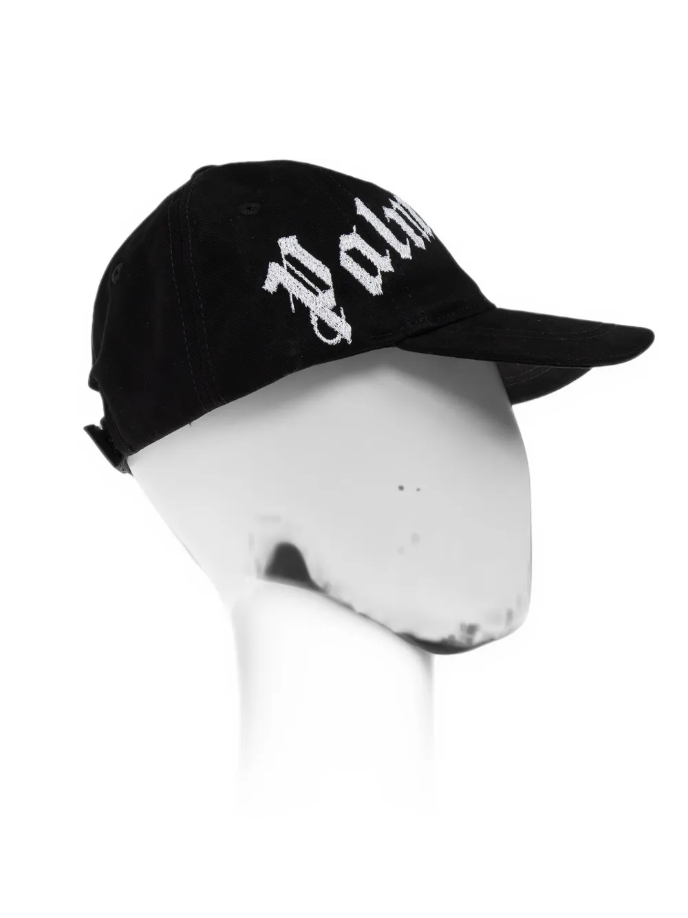 Palm Angels Kids logo-embroidered baseball cap Zwart
