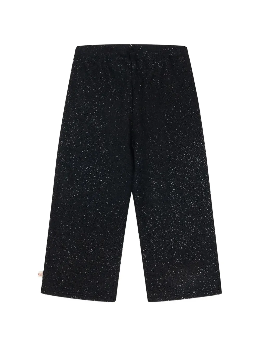 Konges Sløjd Roli broek met glitters-effect Zwart