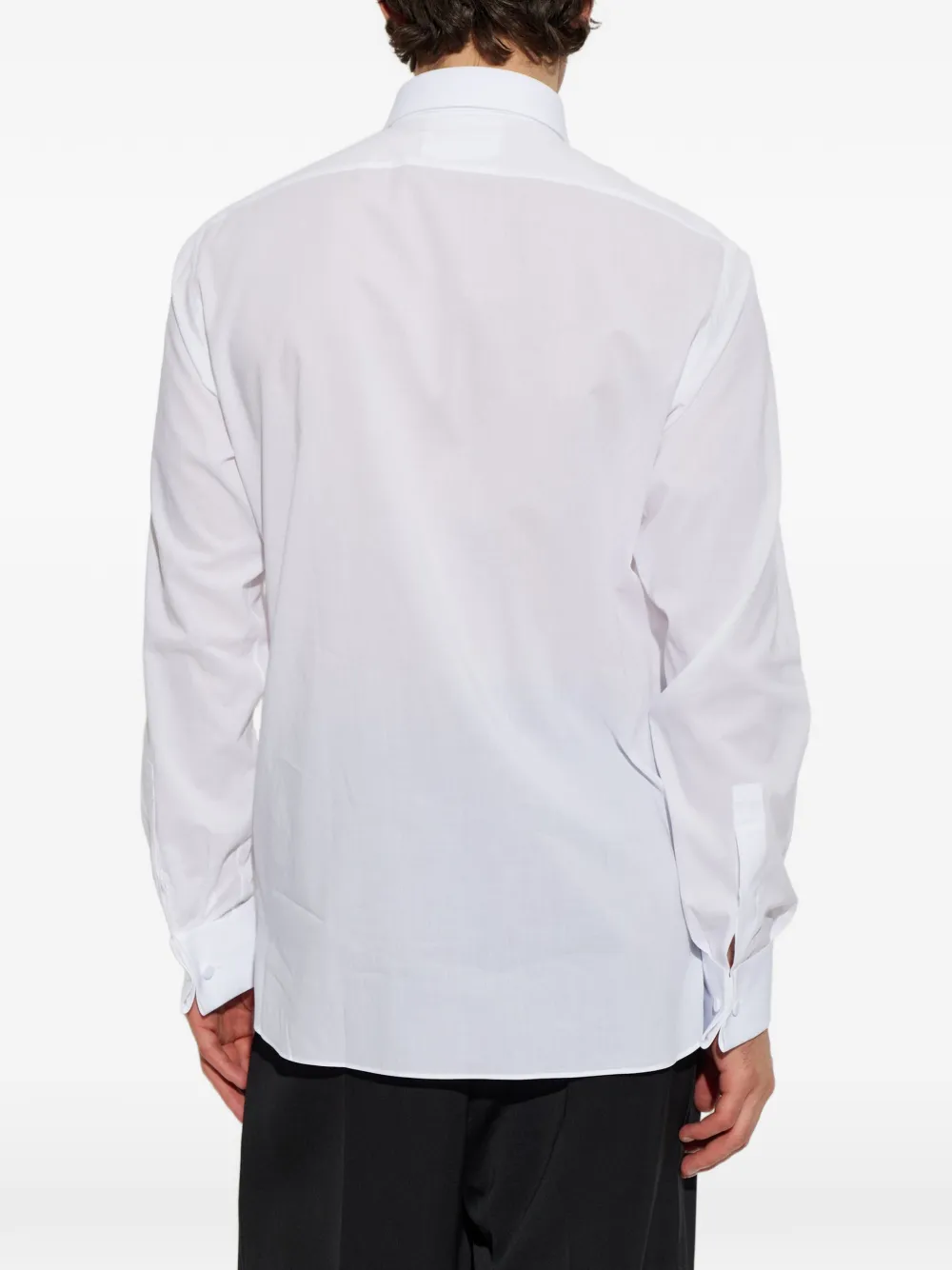 TOM FORD bib-front cotton shirt Wit