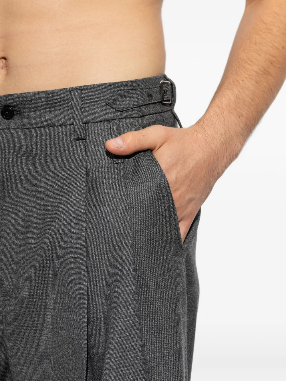 Dolce & Gabbana pleated-crease trousers Grijs