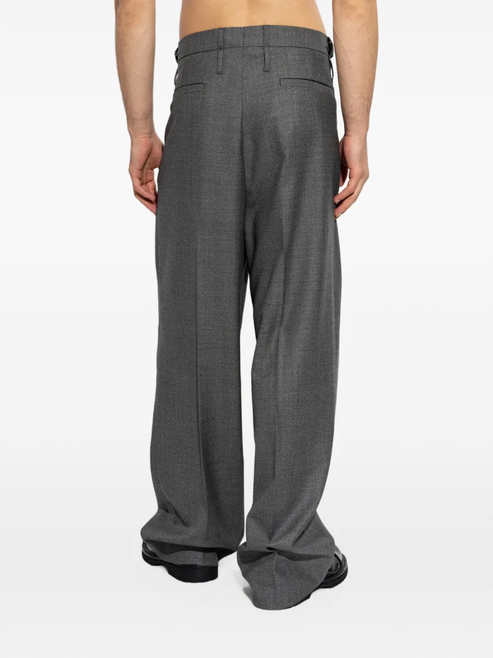 Dolce & Gabbana pleated-crease trousers Grijs