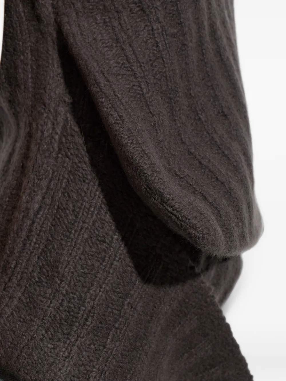 Rick Owens ribbed asymmetric vest Bruin