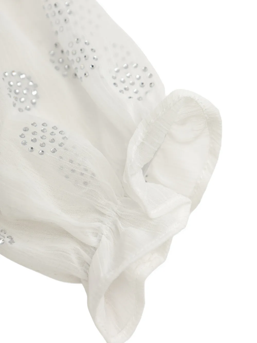 Stella McCartney Kids sequin-embellished ruffled dress Wit