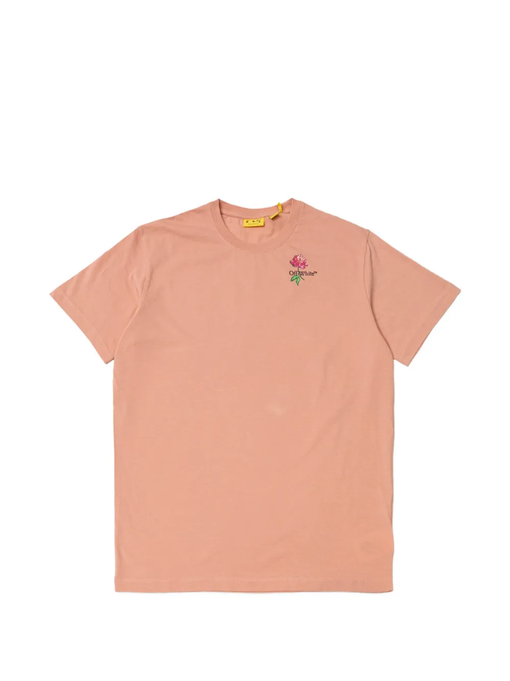 Off-White Kids floral-print T-shirt - Rosa