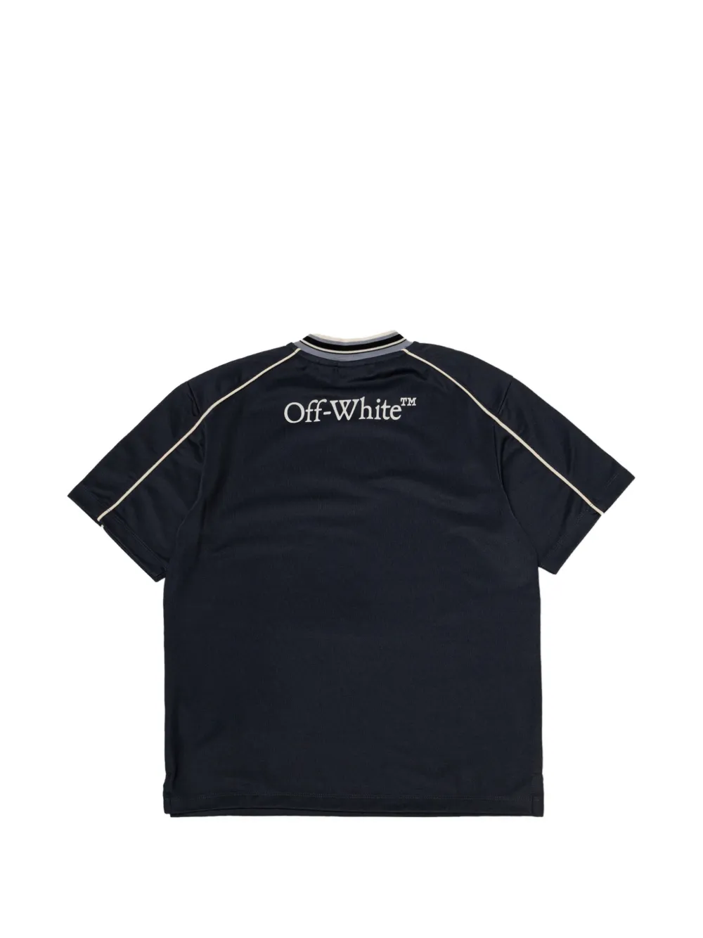 Off-White Kids T-shirt met logoprint Blauw