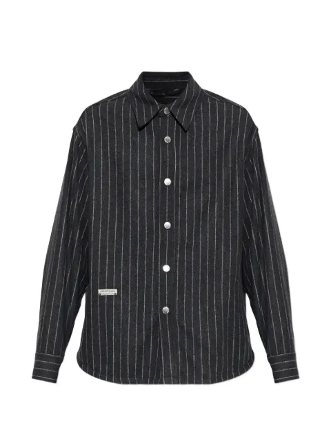 Song For The Mute striped-pattern long-sleeve shirt