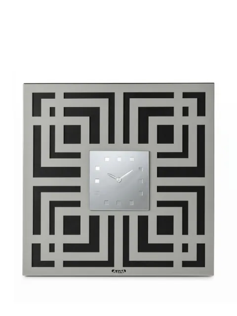 Arti & Mestieri Labyrinth square-frame wall clock