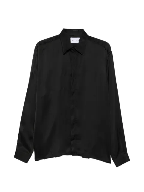 MARSEM satin-finish long-sleeve shirt