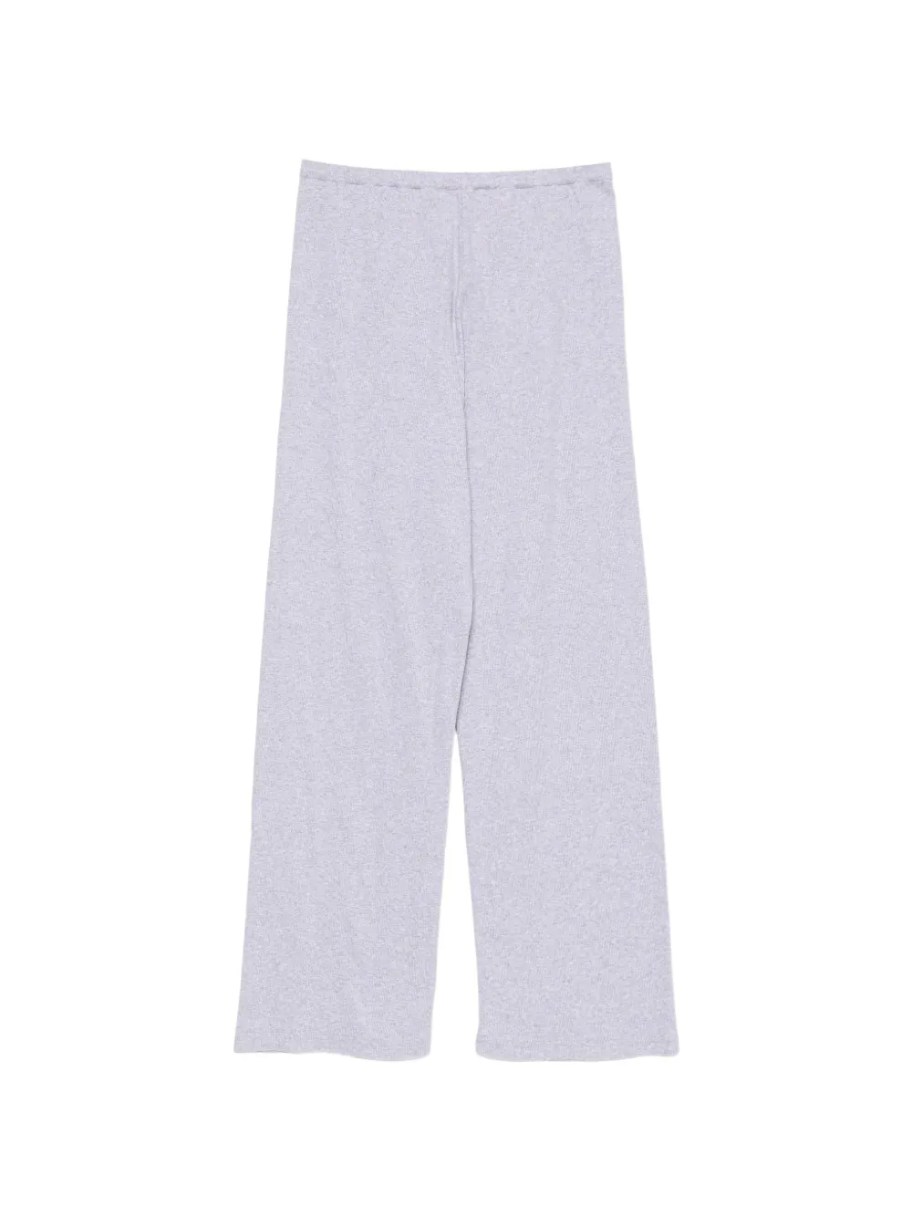 Sporty & Rich ribbed-knit straight trousers Grijs