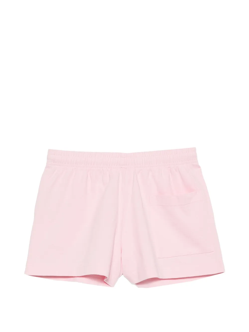 Sporty & Rich logo-print elasticated-waist shorts Roze