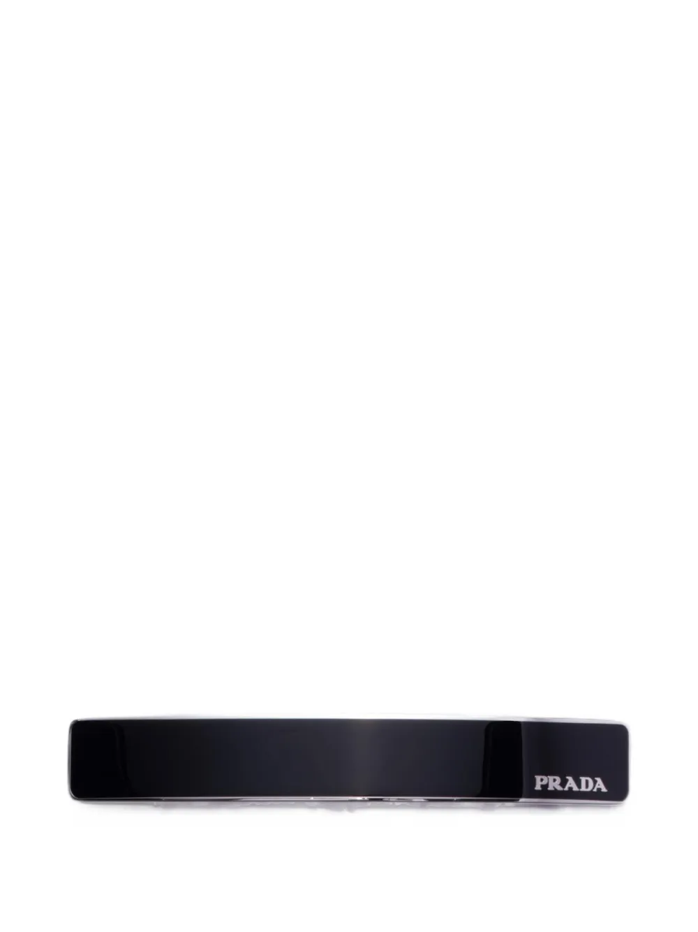 Prada metal hair clip - Argento