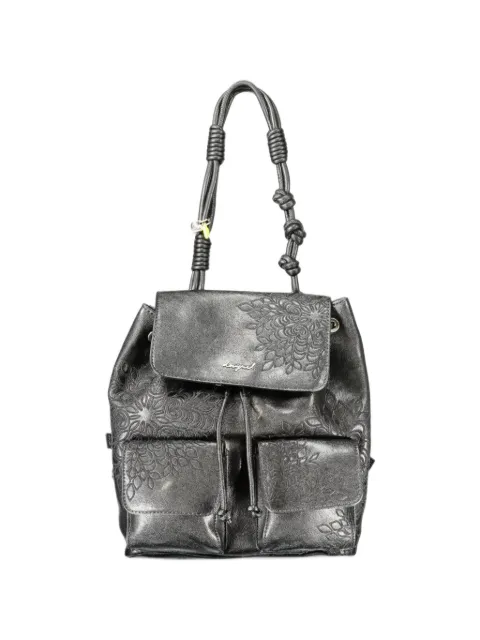 Desigual mini floral-embossed drawstring backpack