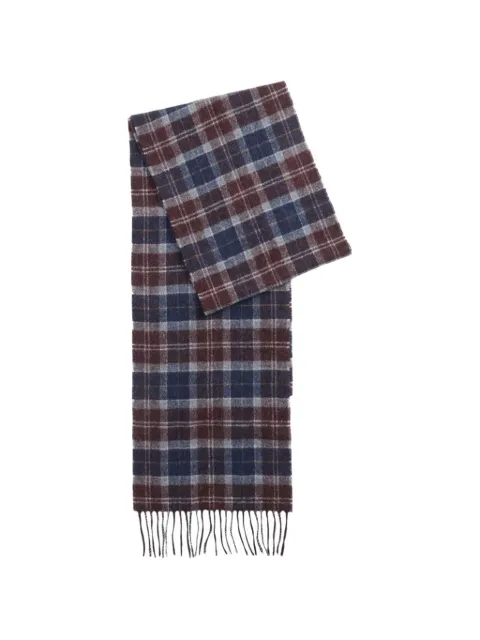 Barbour Tartan-check wool scarf