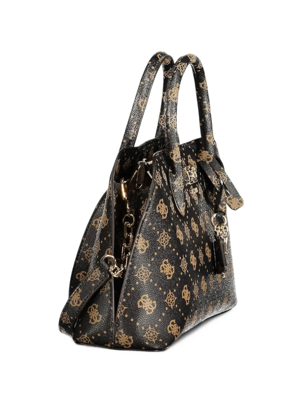 GUESS USA Emelie logo-print tote bag Bruin