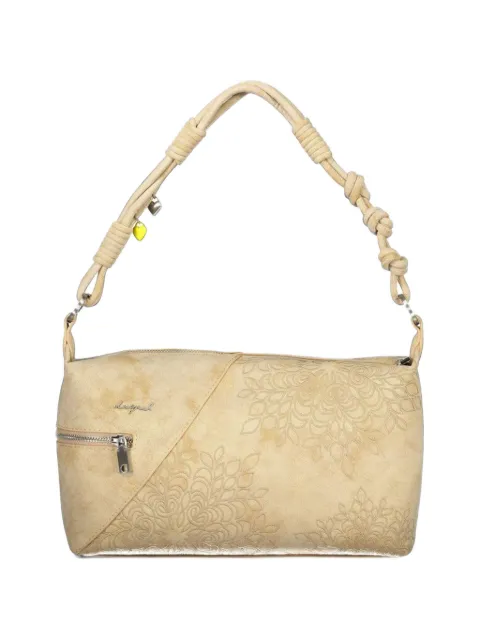 Desigual mandala-embossed knotted-strap tote bag