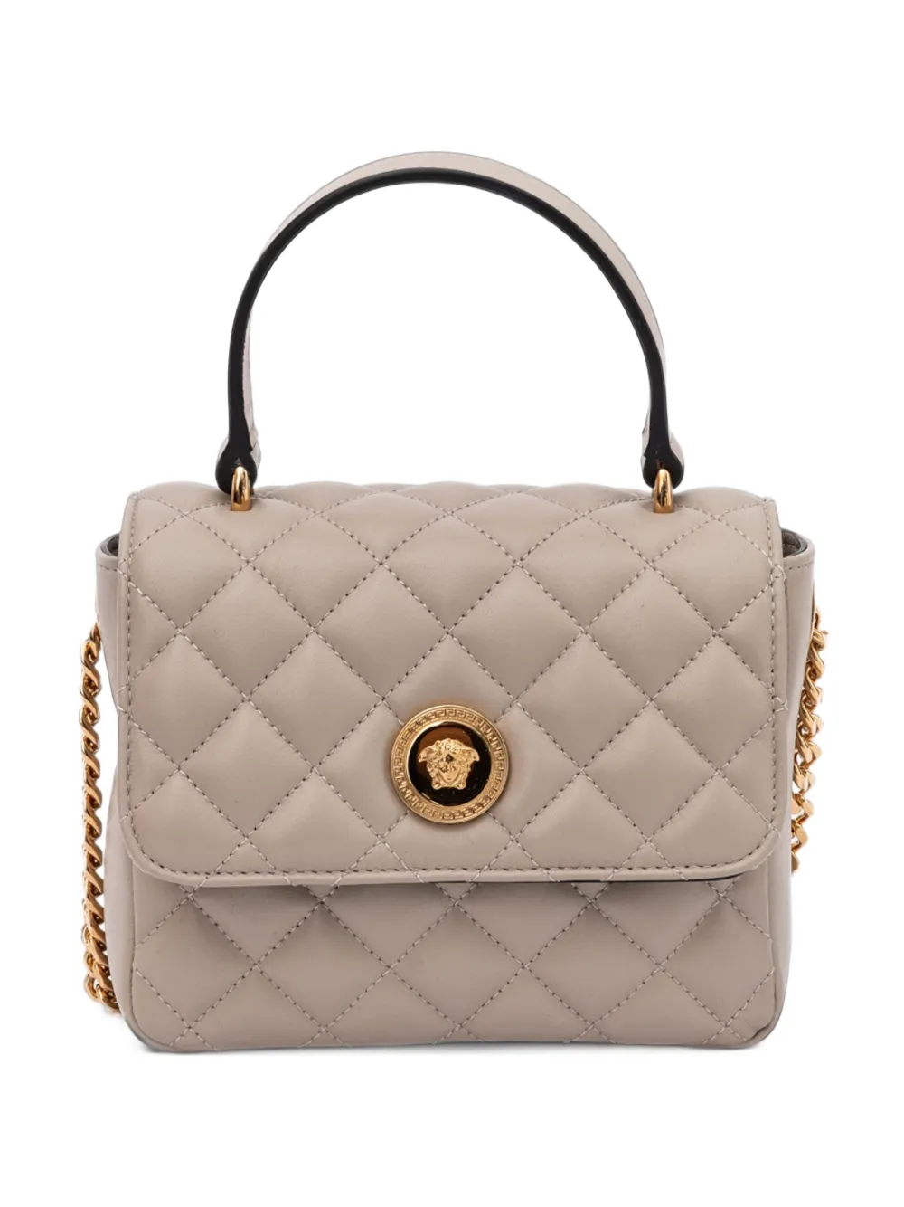 Versace quilted Medusa tote bag Beige
