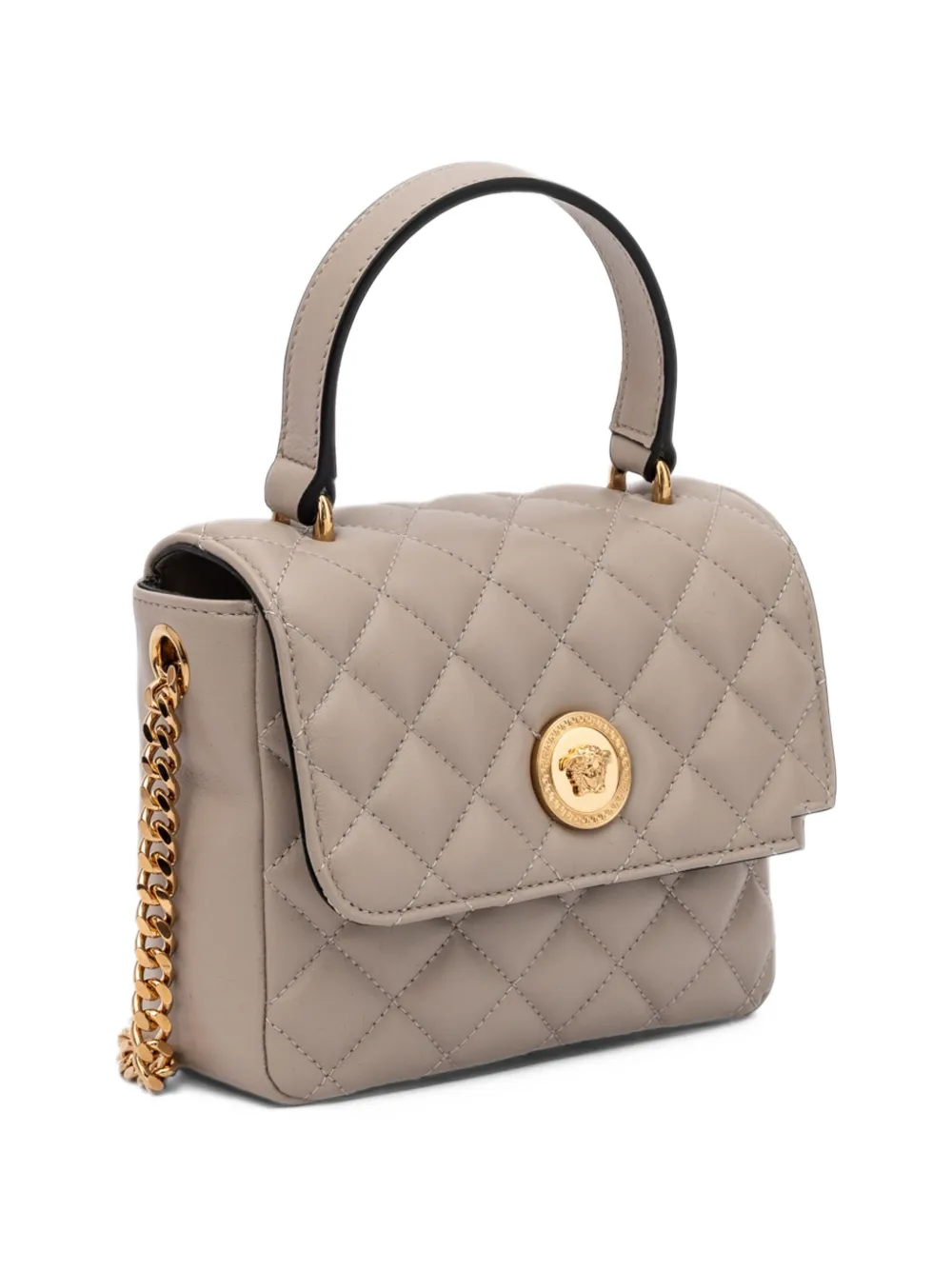 Versace quilted Medusa tote bag Beige