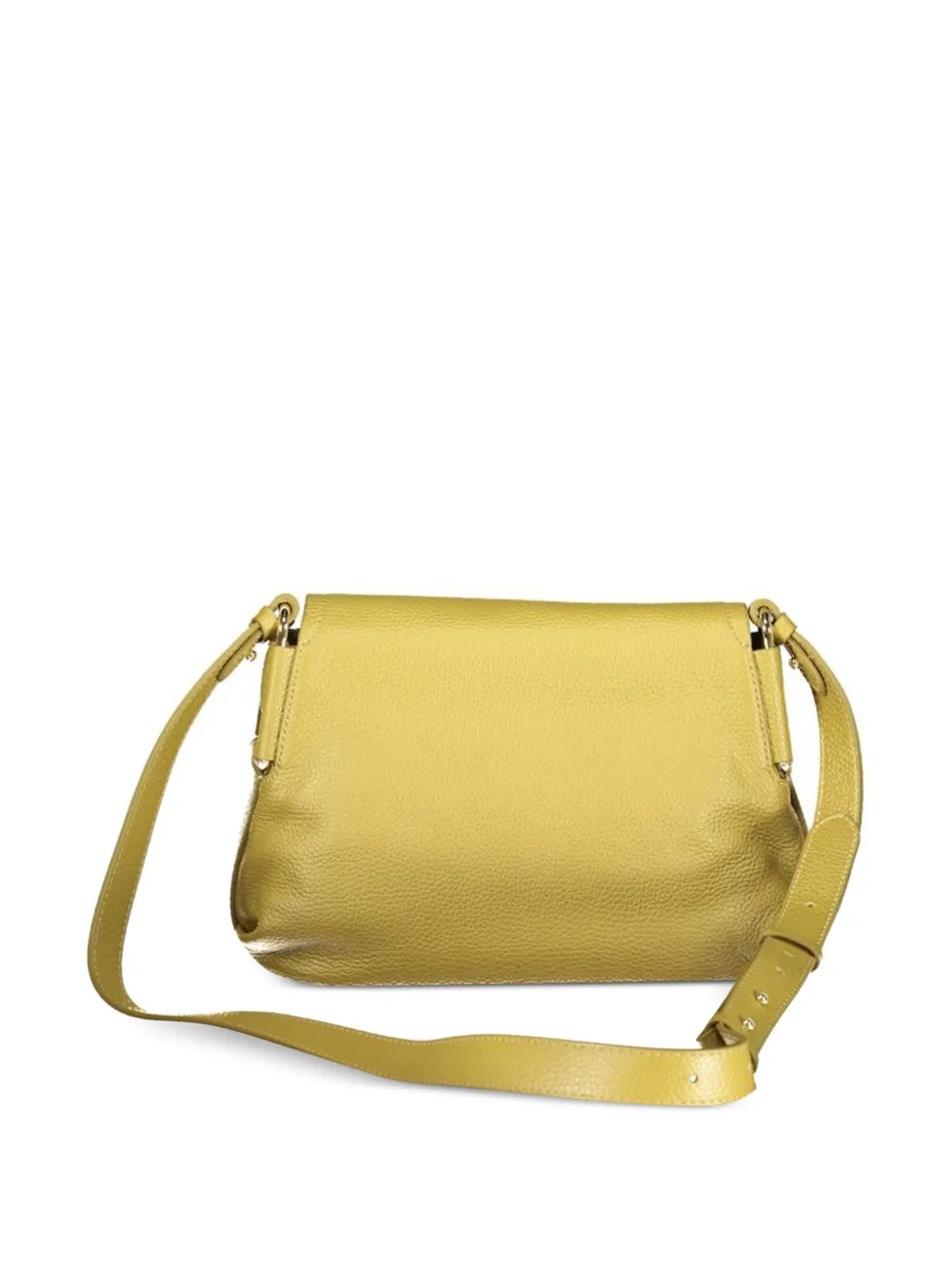 Coccinelle small Rebekka grainy-leather clutch bag Groen
